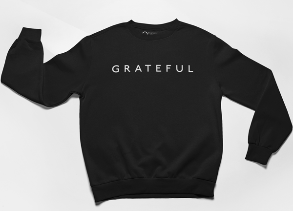 Grateful Womens Crew Neck Sweatshirt