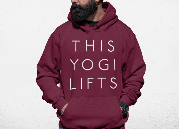 This Yogi Lifts Mens Hoodie