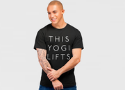 This Yogi Lifts Mens Short Sleeve Shirt