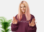 Grateful Womens Crew Neck Sweatshirt